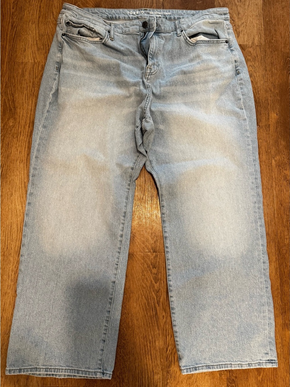 Torrid High-Rise Baggy Straight Jeans